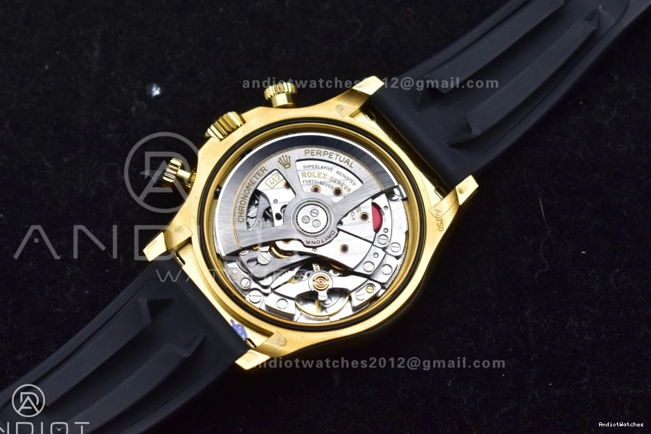 (Weighted) Diamonds Daytona Oysterflex 806 QF 126518 WellDesigned YG SH4131 Black Edition Best V6 Strap on Dial 1:1 0306